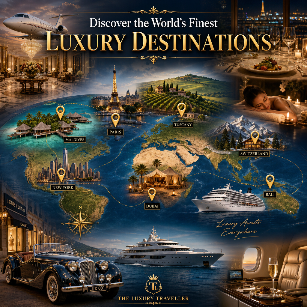 Discover the Top-Rated Luxury Travel Destinations for 2024 Adventure
